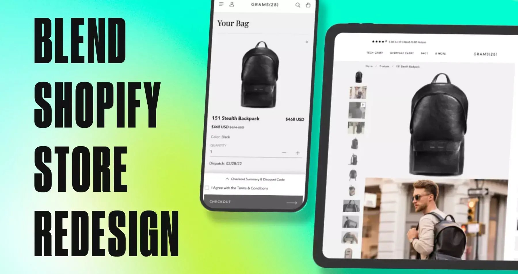 Blend Shopify Store Redesign for blog-min