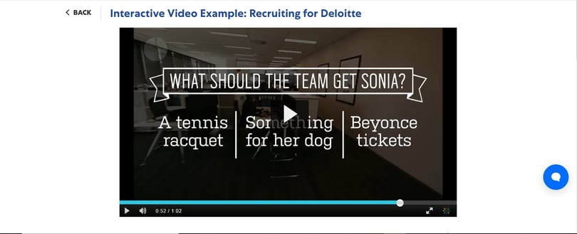 Interactive video Deloitte