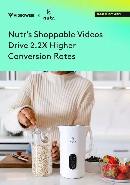 Shopify shoppable video Nutr