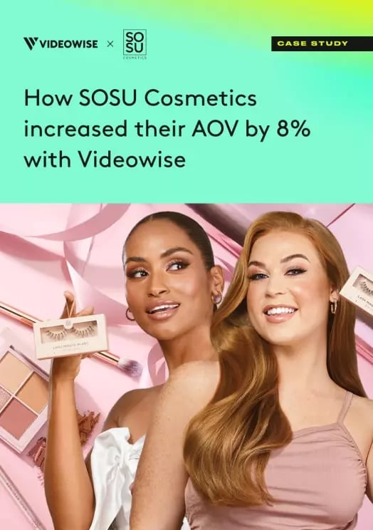 Shopify shoppable video SOSU Cosmetics