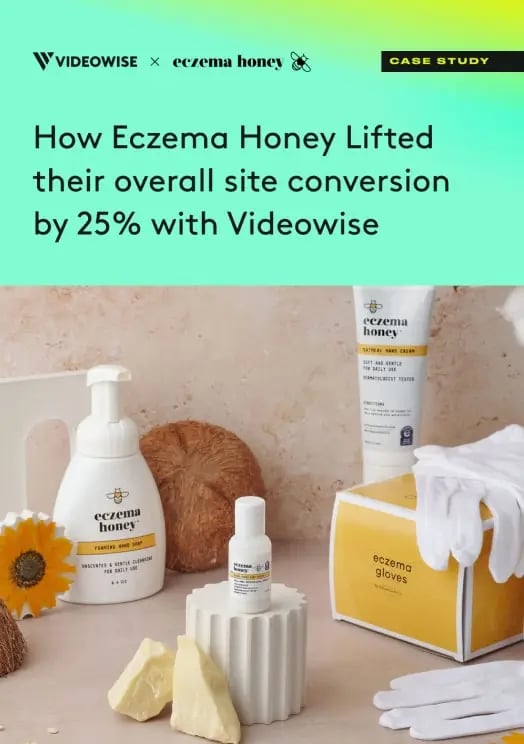 Shopify shoppable video Eczema Honey
