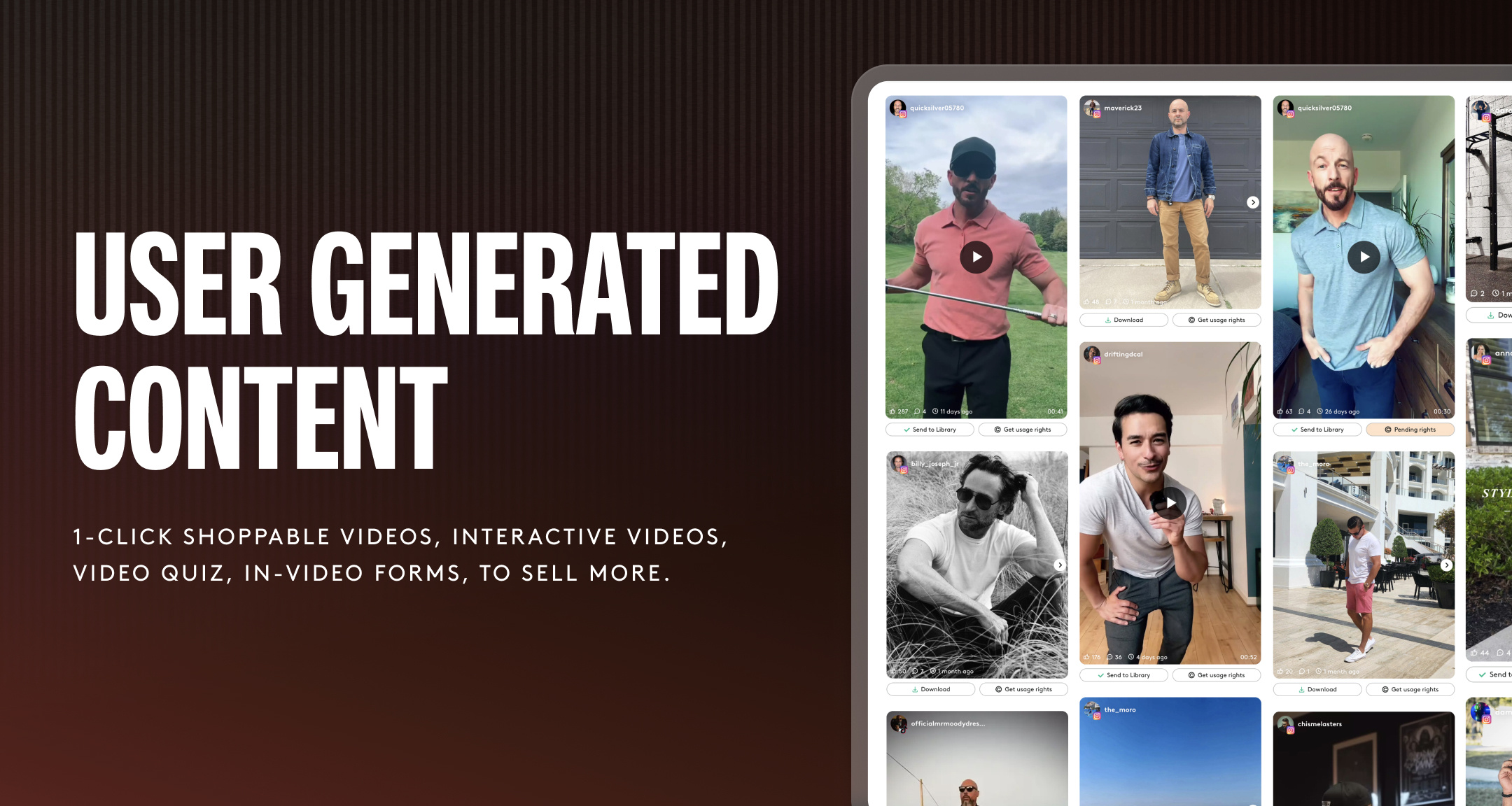 user generated content