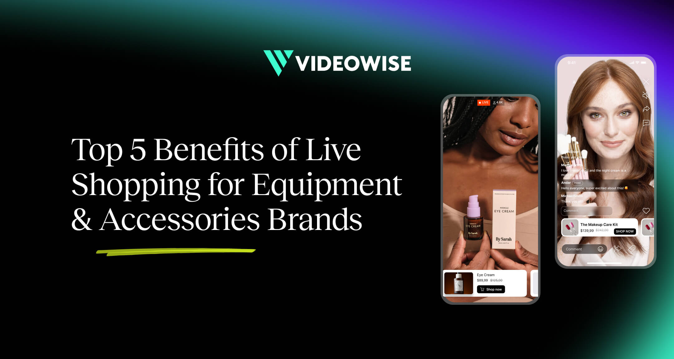 Top 5 Benefits of Live Shopping for Equipment & Accessories Brands